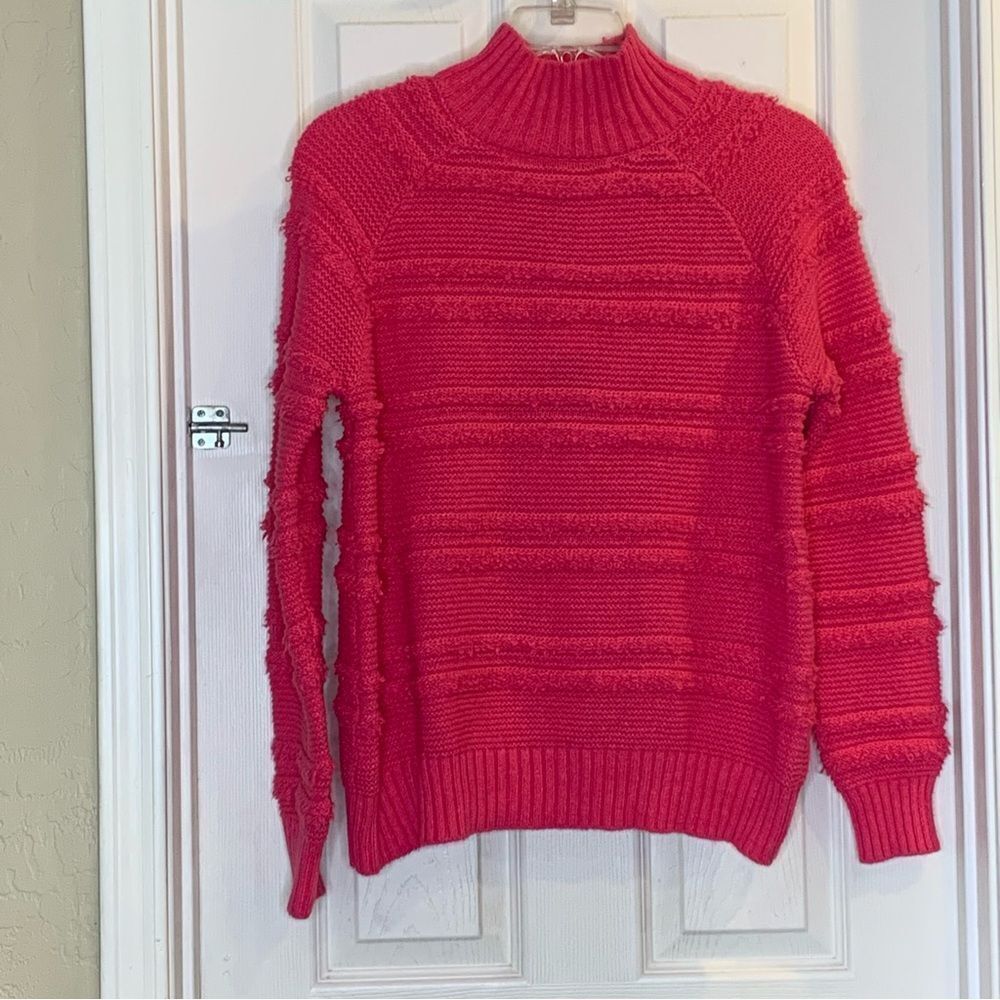 Ever After Fuschia Rose Chunky Sweater Size Medium